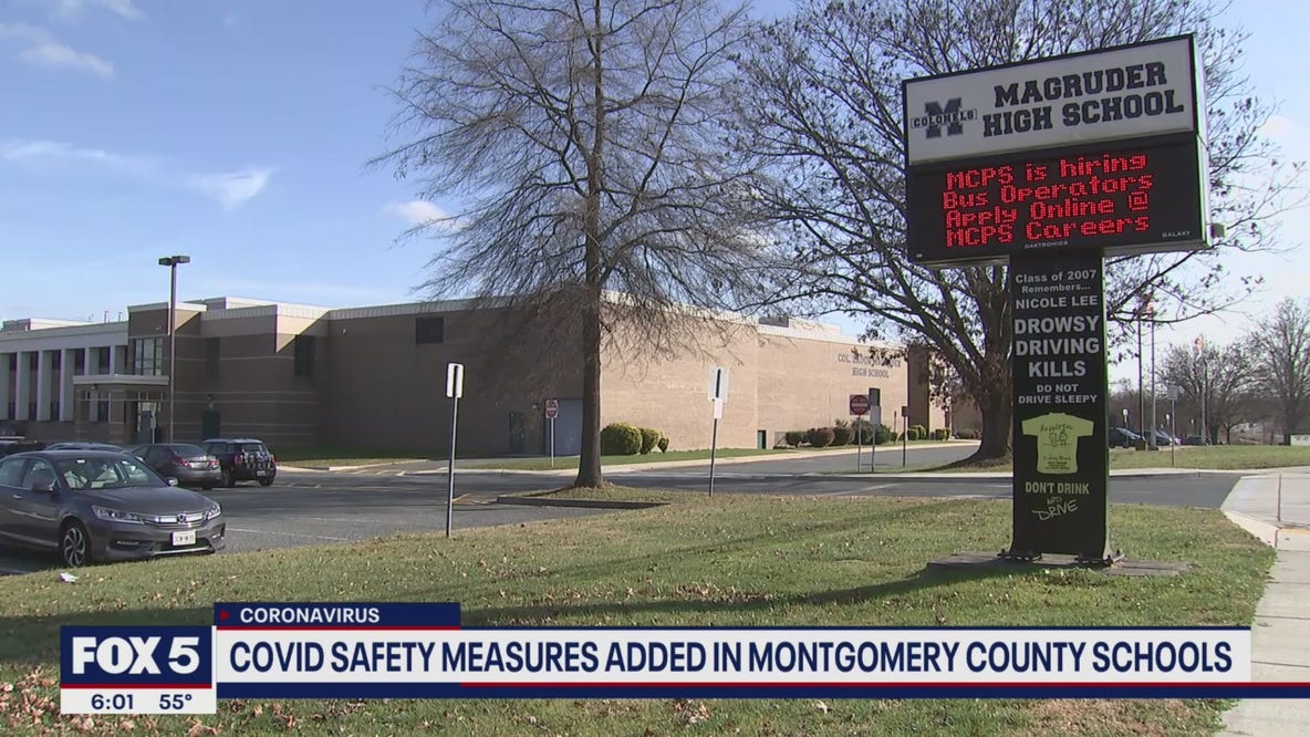 COVID safety measures added in Montgomery County Schools